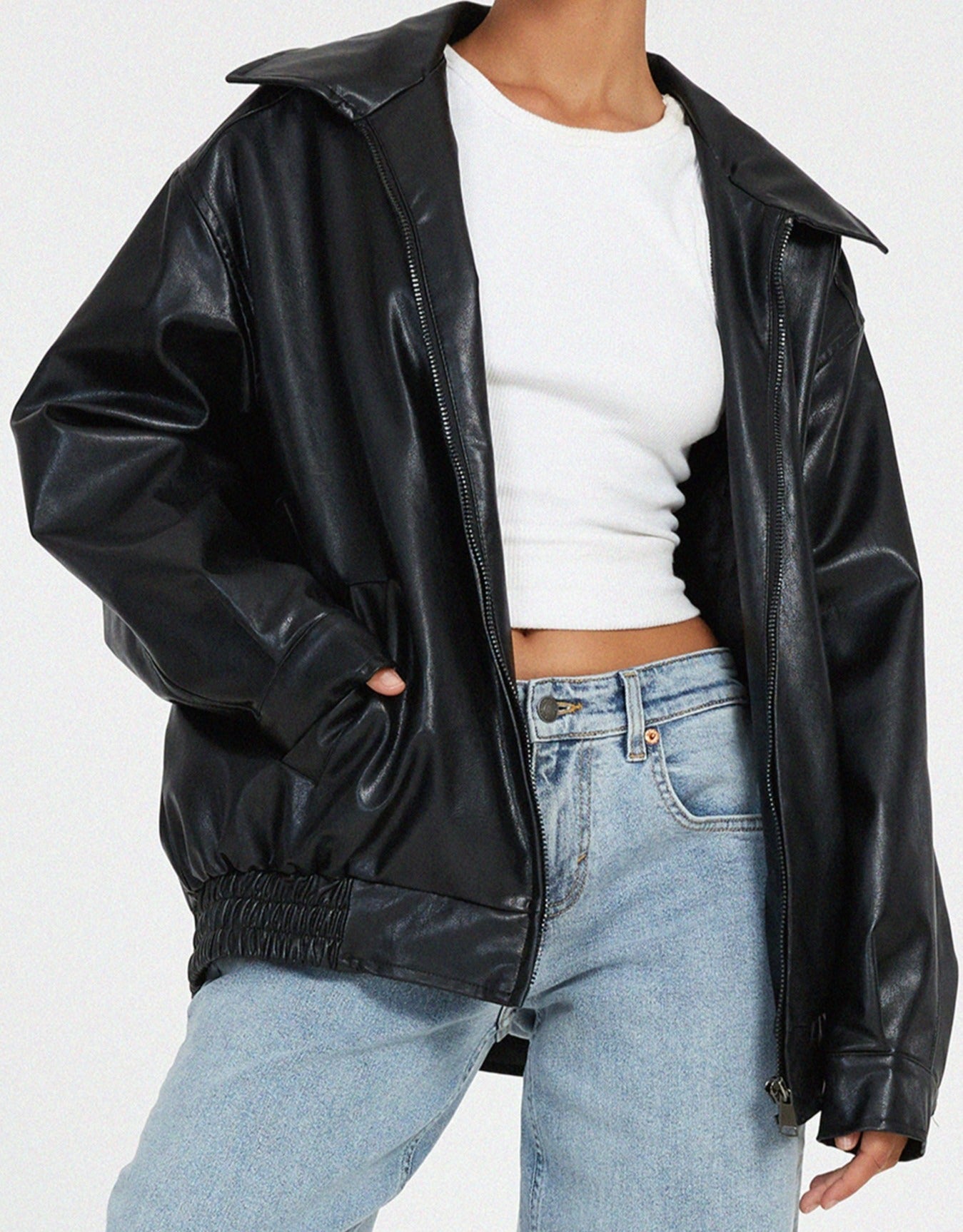 Oversized Leren Jas