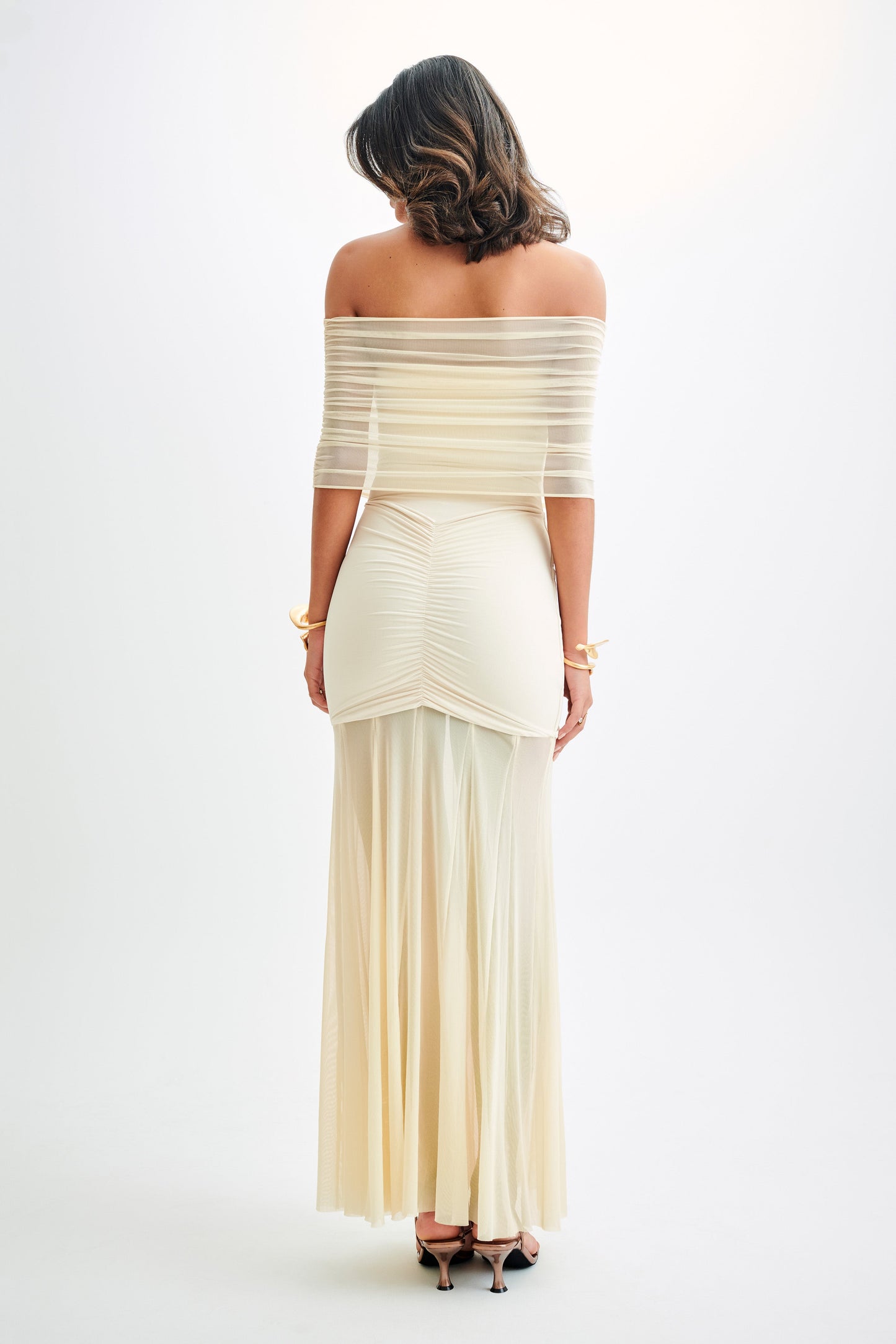 Off Shoulder Rush Jurk