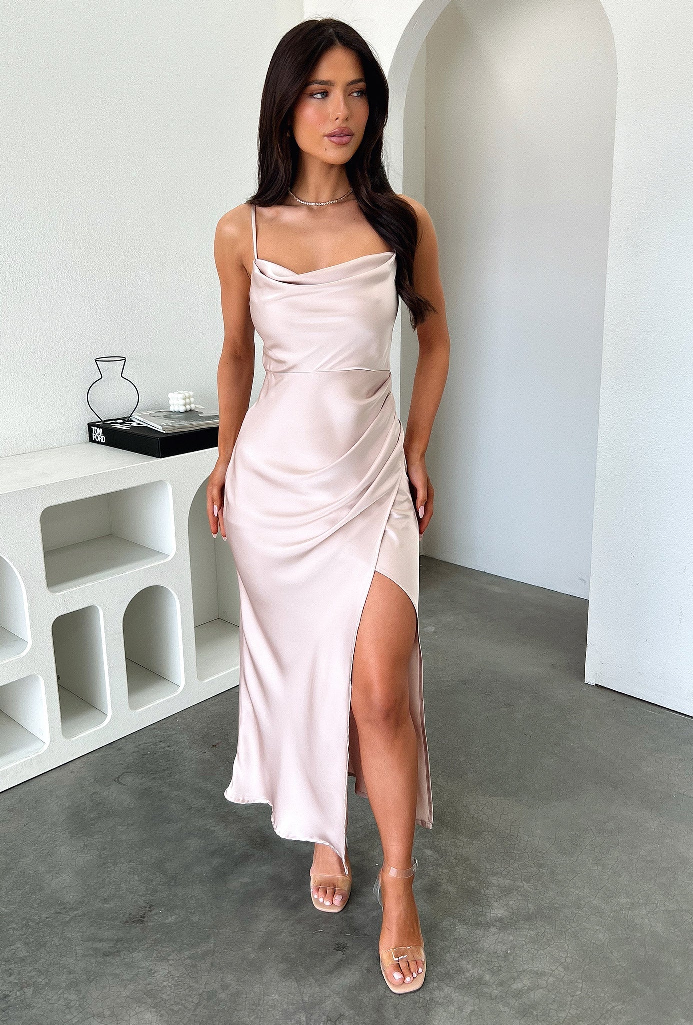 Elegance Dress - Champagne