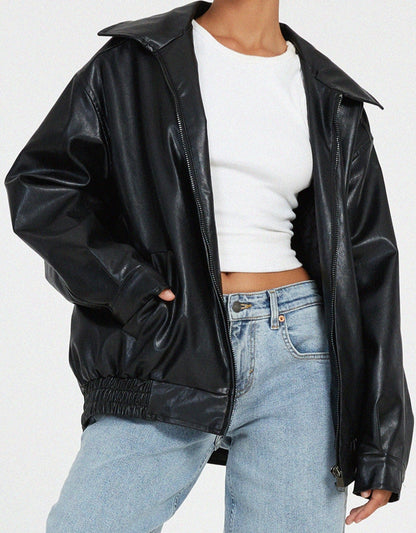 Oversized Leren Jas
