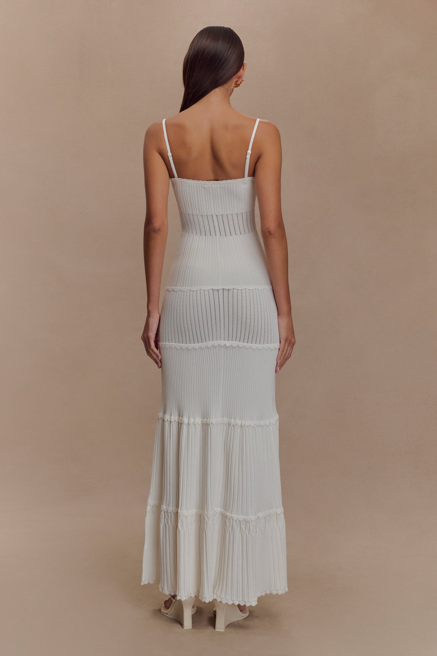 Gebreide Pointelle Maxi Jurk Dinah