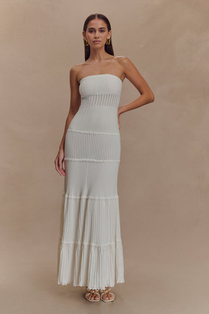 Gebreide Pointelle Maxi Jurk Dinah
