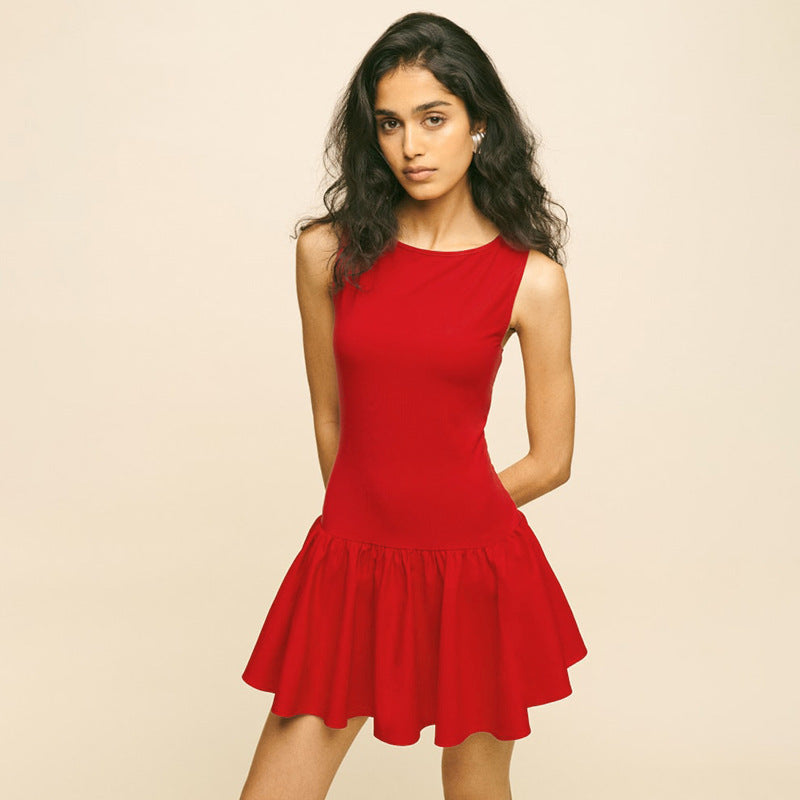High Waist- Mini Jurk