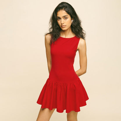 High Waist- Mini Jurk