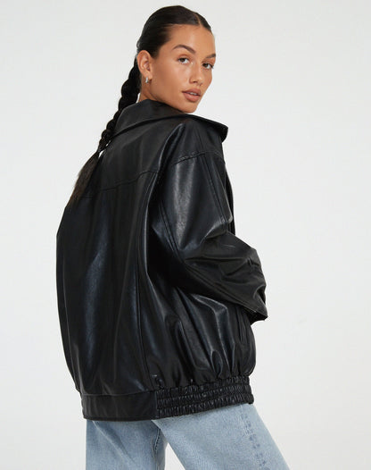 Oversized Leren Jas