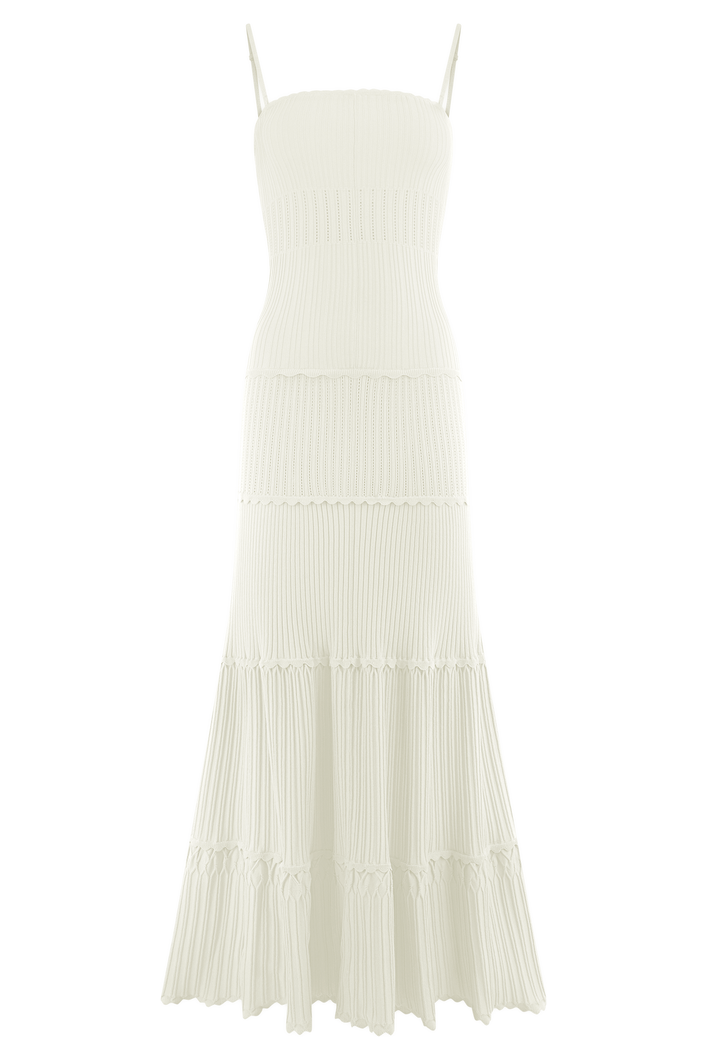 Gebreide Pointelle Maxi Jurk Dinah