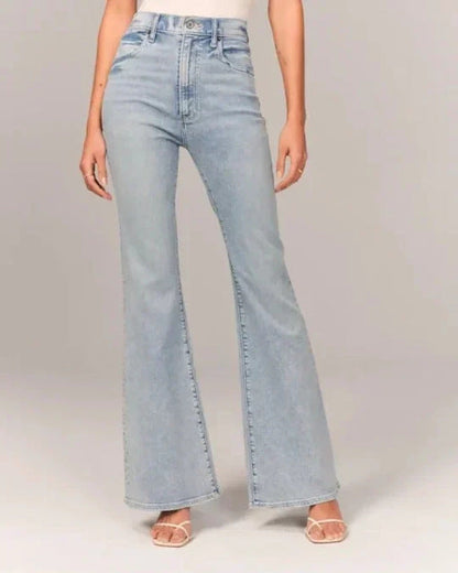 Ultra High Rise Stretch Flare Jeans