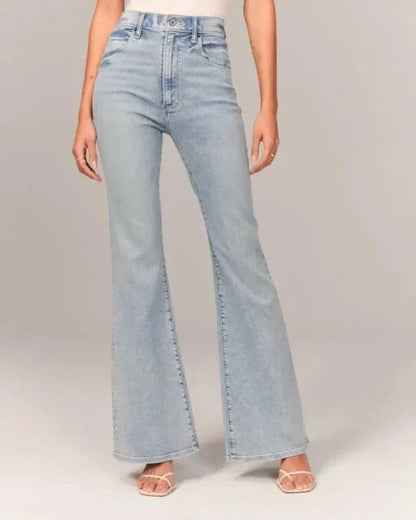 Ultra High Rise Stretch Flare Jeans