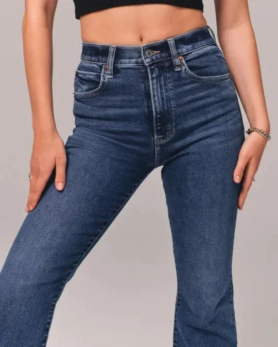 Ultra High Rise Stretch Flare Jeans