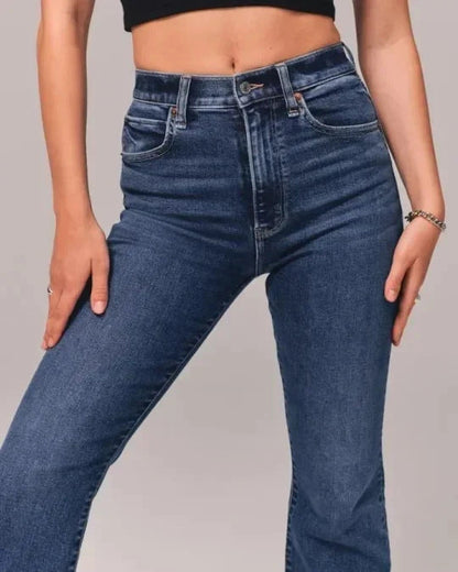 Ultra High Rise Stretch Flare Jeans