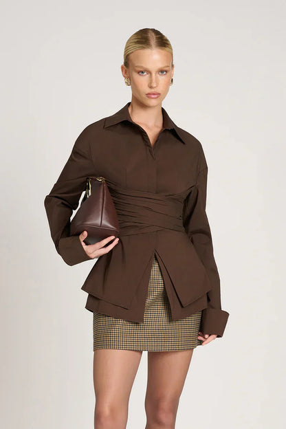 Blouse Met Dubbele Taille