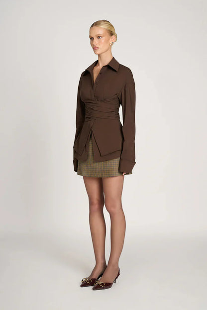 Blouse Met Dubbele Taille