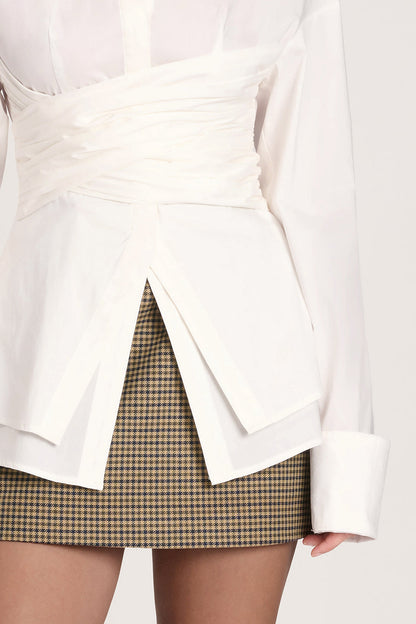 Blouse Met Dubbele Taille