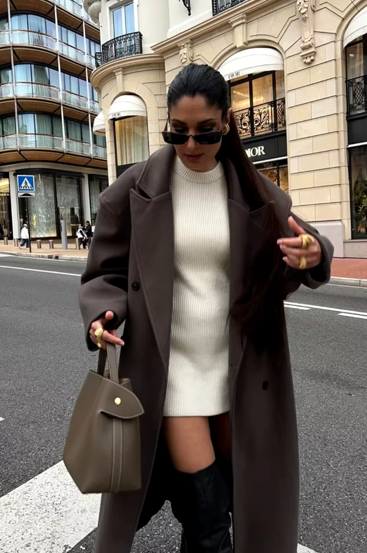 Oversized Double-Breasted Jas Jessica