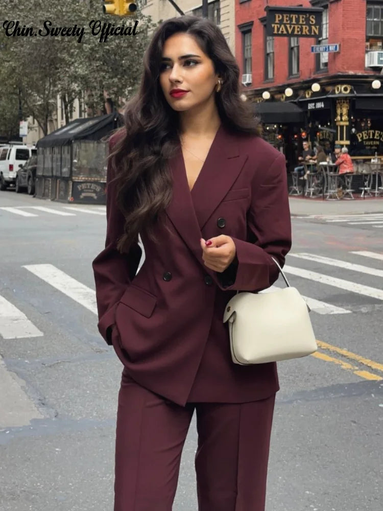 Wijnrode Blazer