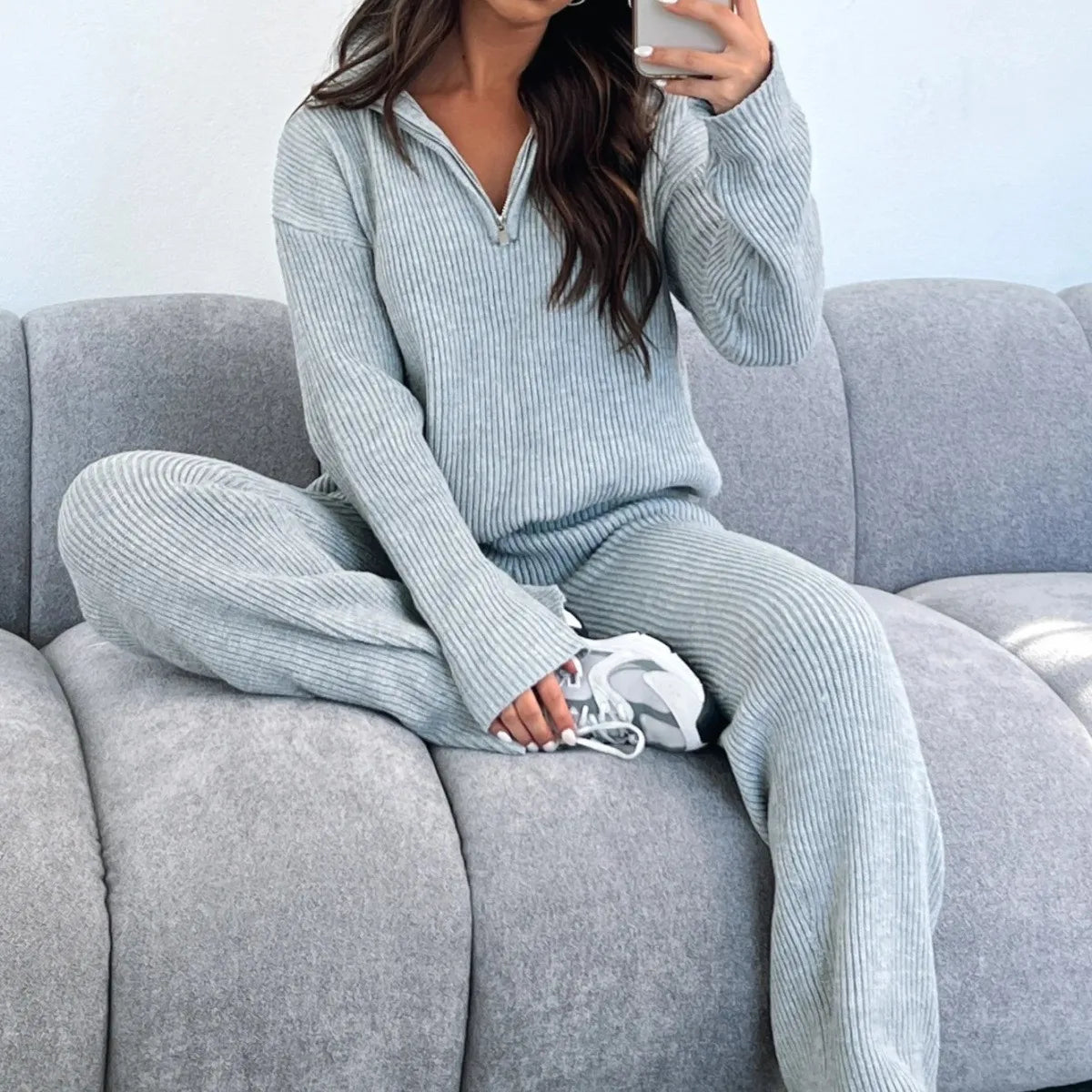 Chloe Gebreide Set