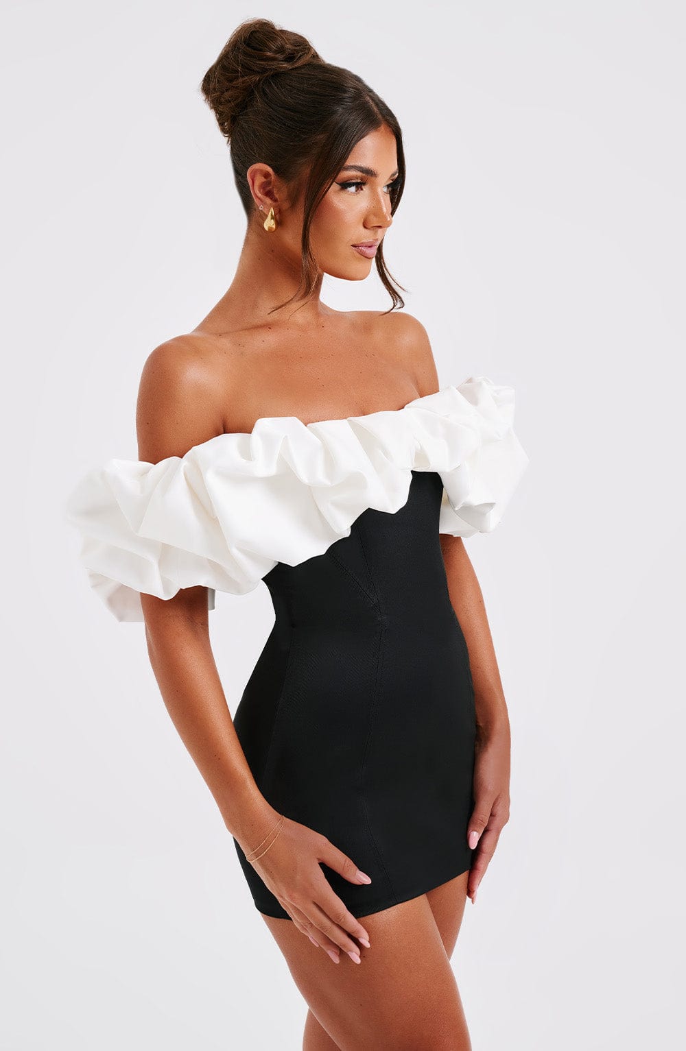 Mini Dress Savora - Zwart/Wit