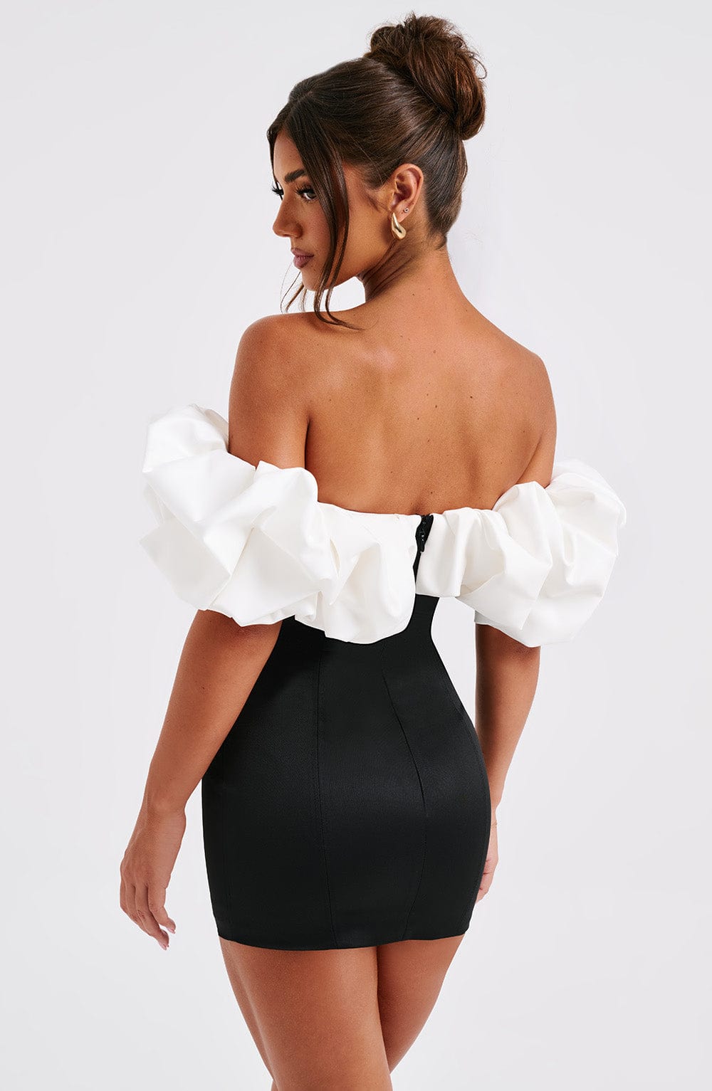 Mini Dress Savora - Zwart/Wit