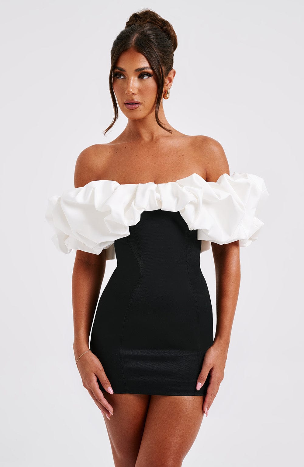 Mini Dress Savora - Zwart/Wit