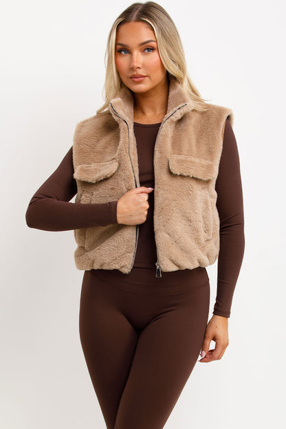 Teddy Gilet Mouwloos