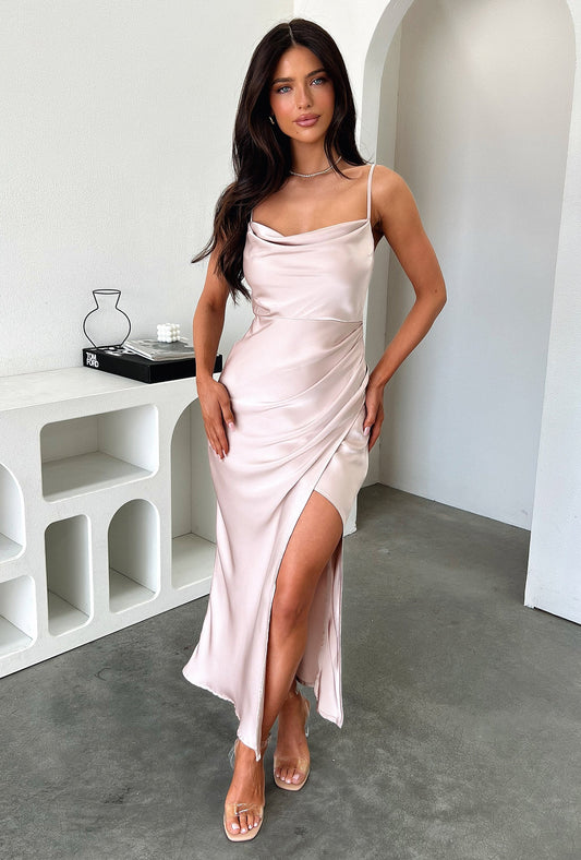 Elegance Dress - Champagne