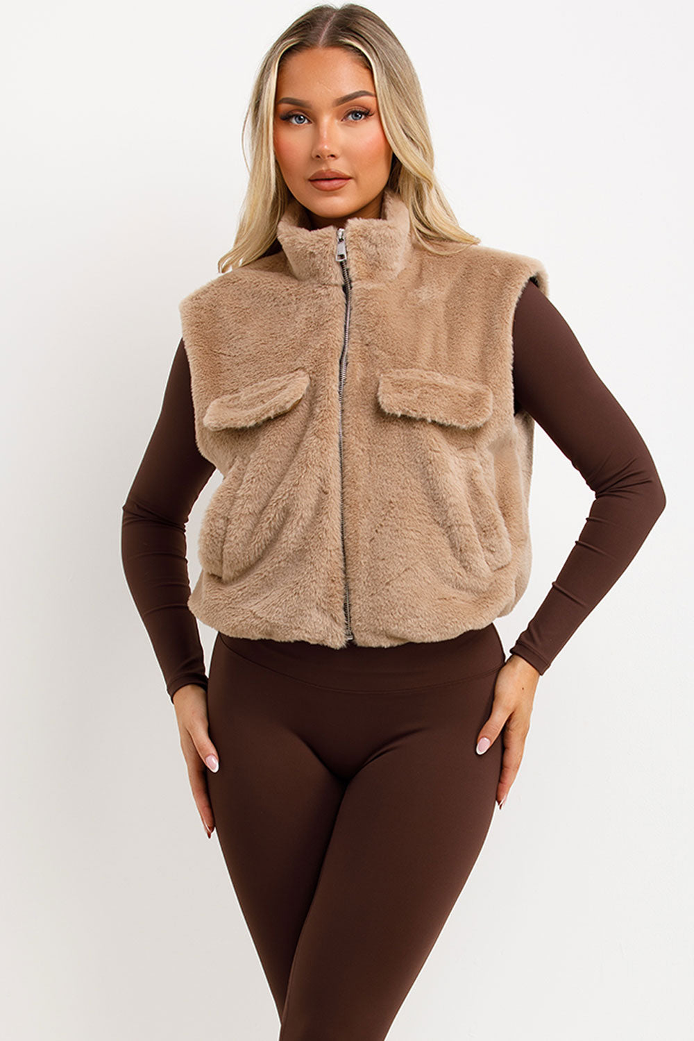 Teddy Gilet Mouwloos