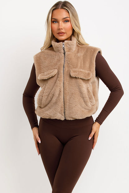 Teddy Gilet Mouwloos