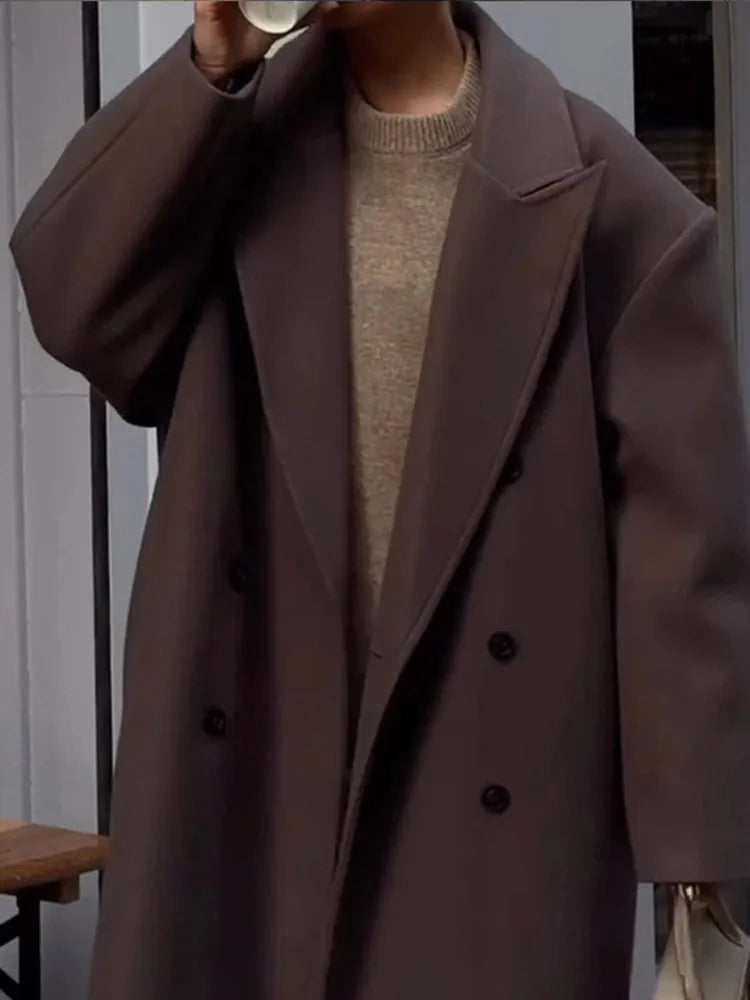 Oversized Double-Breasted Jas Jessica
