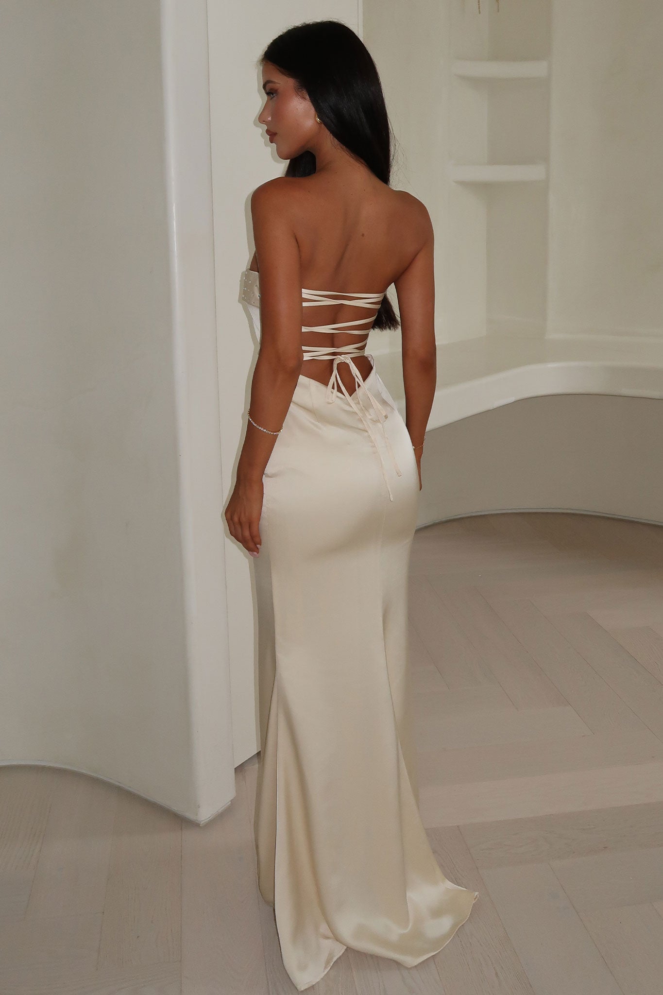 Amalia Lace-Up Dress