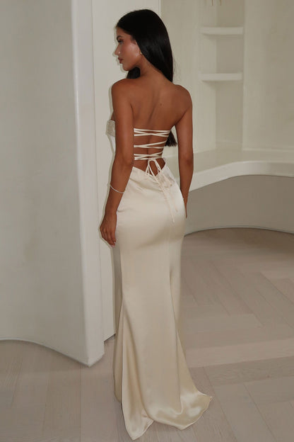 Amalia Lace-Up Dress
