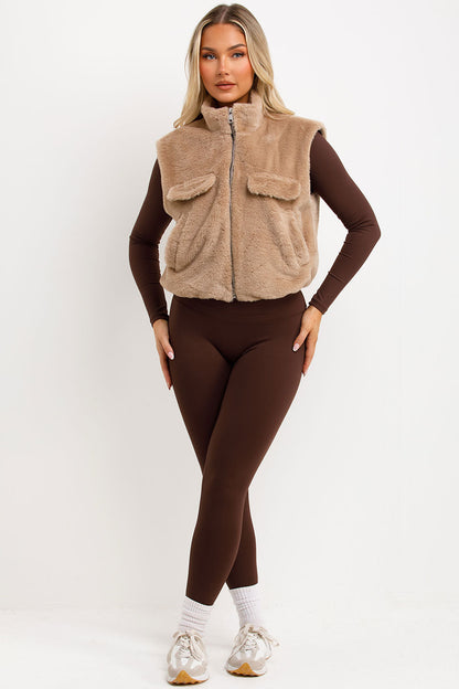Teddy Gilet Mouwloos