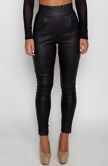 Leren Broek Zwart