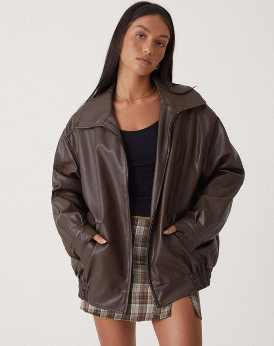 Oversized Leren Jas